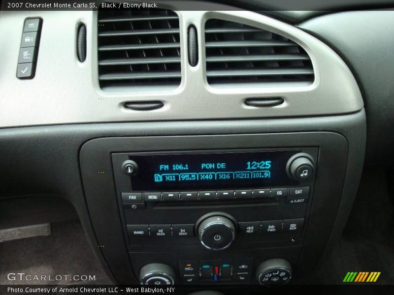 Black / Ebony Black 2007 Chevrolet Monte Carlo SS