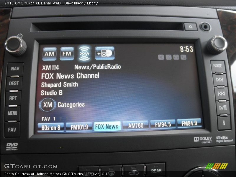 Onyx Black / Ebony 2013 GMC Yukon XL Denali AWD