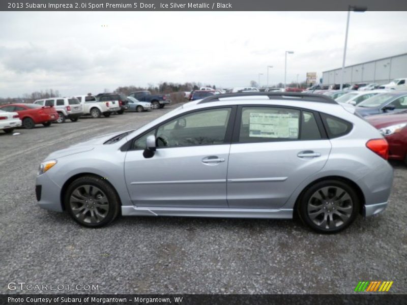 Ice Silver Metallic / Black 2013 Subaru Impreza 2.0i Sport Premium 5 Door