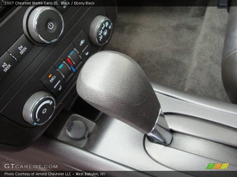 Black / Ebony Black 2007 Chevrolet Monte Carlo SS