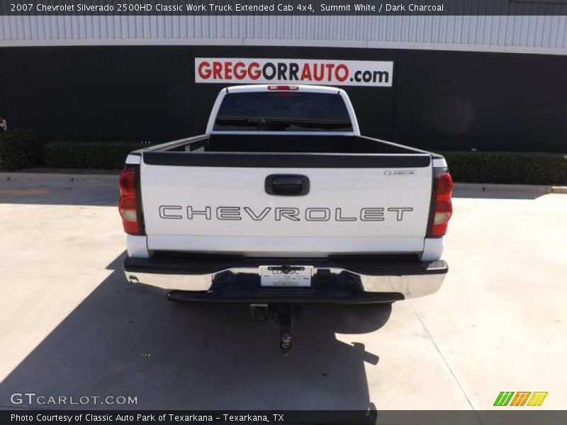 Summit White / Dark Charcoal 2007 Chevrolet Silverado 2500HD Classic Work Truck Extended Cab 4x4