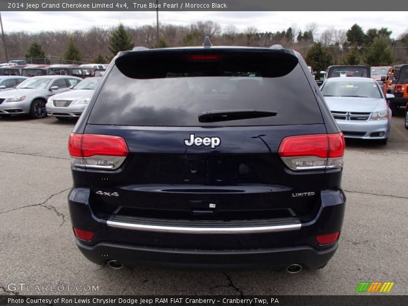 True Blue Pearl / Morocco Black 2014 Jeep Grand Cherokee Limited 4x4