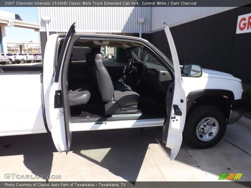 Summit White / Dark Charcoal 2007 Chevrolet Silverado 2500HD Classic Work Truck Extended Cab 4x4