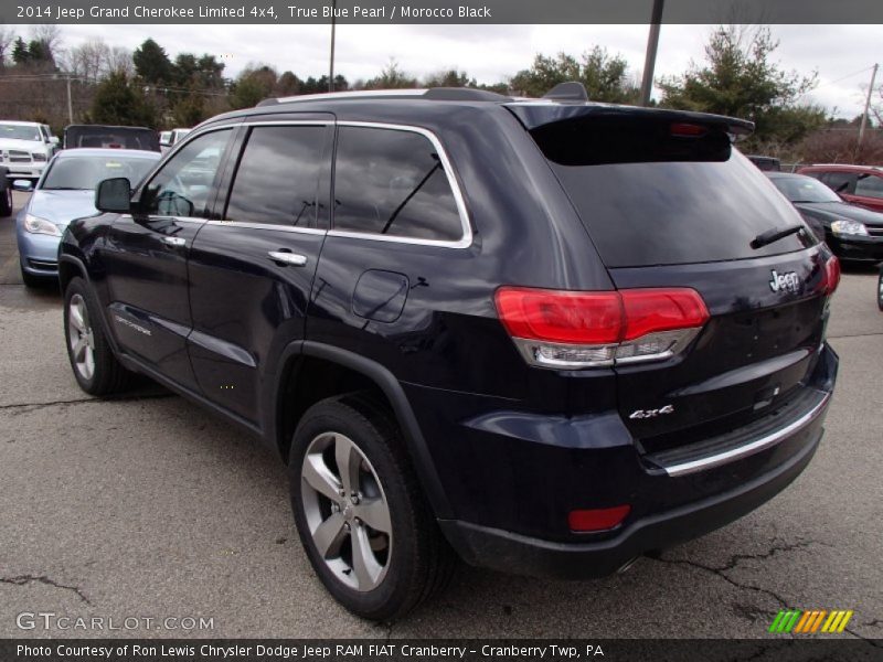 True Blue Pearl / Morocco Black 2014 Jeep Grand Cherokee Limited 4x4