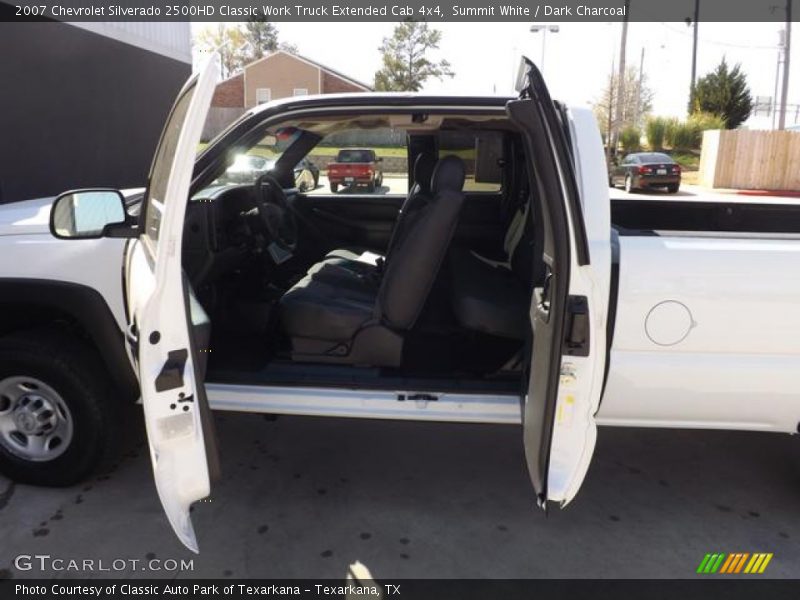 Summit White / Dark Charcoal 2007 Chevrolet Silverado 2500HD Classic Work Truck Extended Cab 4x4