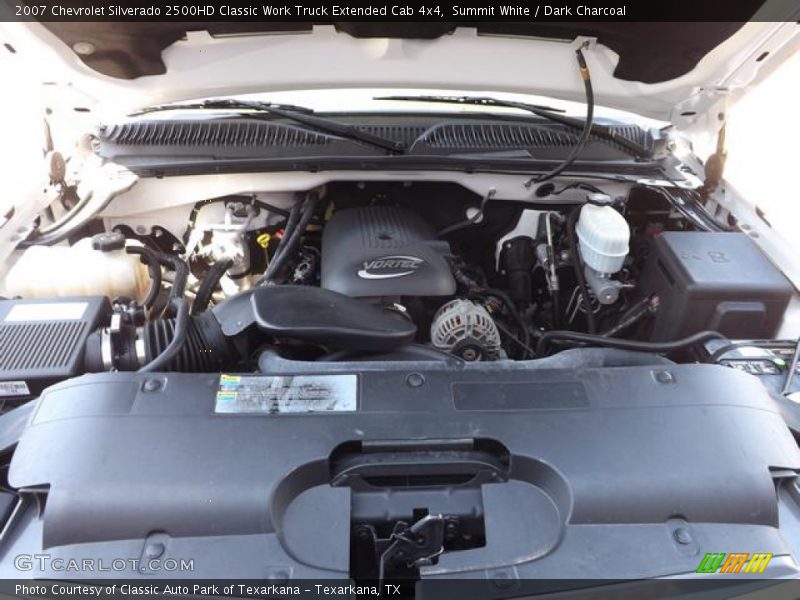 Summit White / Dark Charcoal 2007 Chevrolet Silverado 2500HD Classic Work Truck Extended Cab 4x4