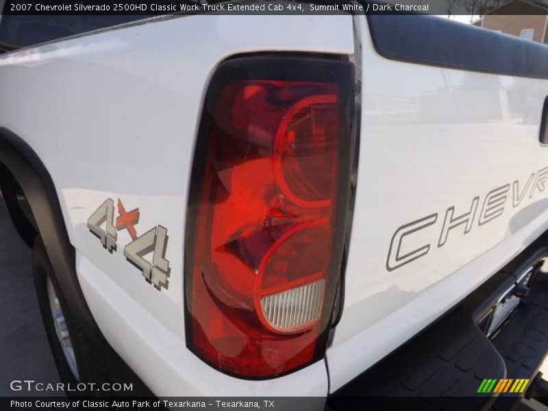 Summit White / Dark Charcoal 2007 Chevrolet Silverado 2500HD Classic Work Truck Extended Cab 4x4