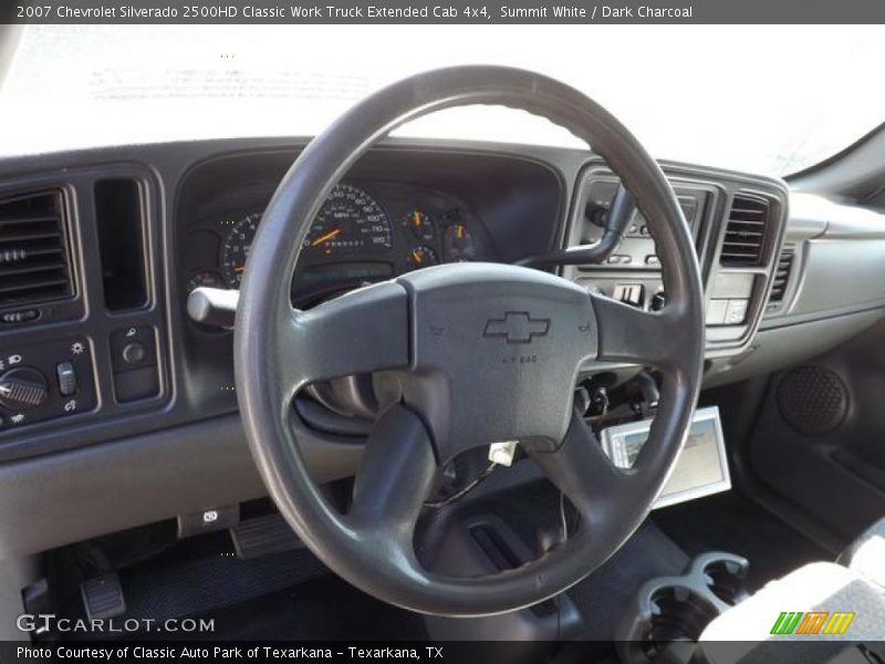 Summit White / Dark Charcoal 2007 Chevrolet Silverado 2500HD Classic Work Truck Extended Cab 4x4