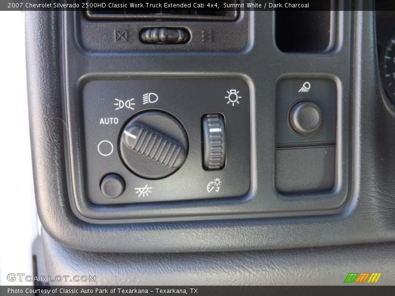 Summit White / Dark Charcoal 2007 Chevrolet Silverado 2500HD Classic Work Truck Extended Cab 4x4