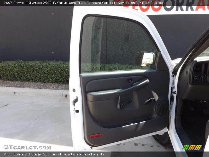 Summit White / Dark Charcoal 2007 Chevrolet Silverado 2500HD Classic Work Truck Extended Cab 4x4