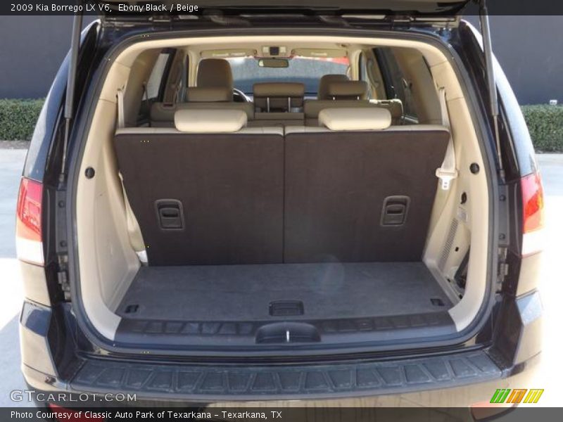 Ebony Black / Beige 2009 Kia Borrego LX V6