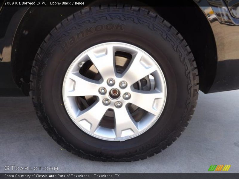 Ebony Black / Beige 2009 Kia Borrego LX V6