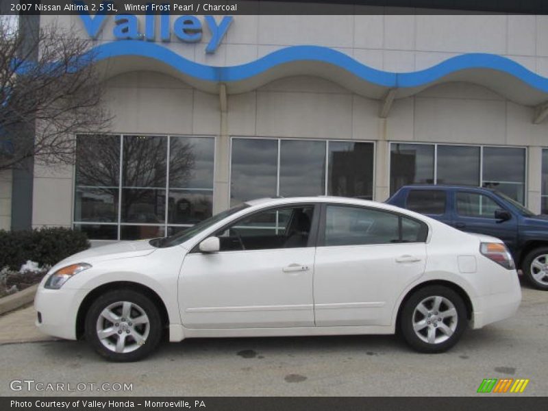 Winter Frost Pearl / Charcoal 2007 Nissan Altima 2.5 SL