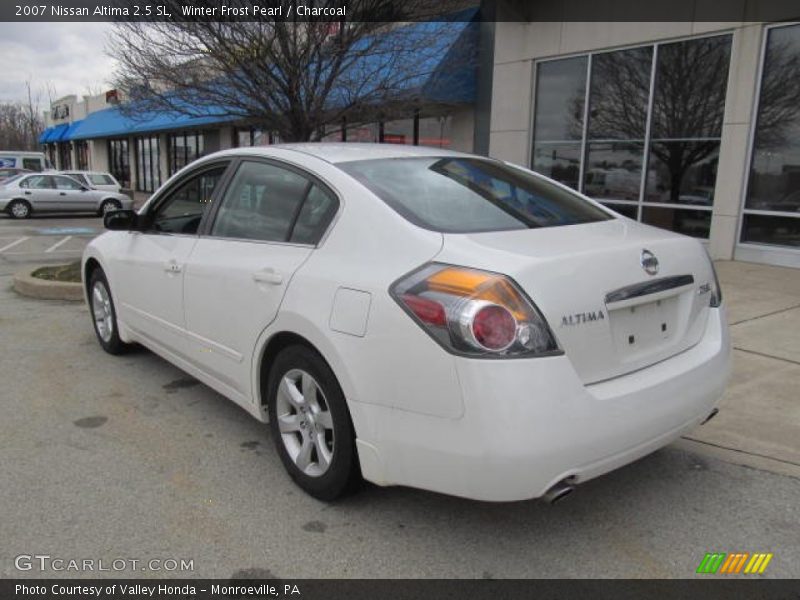 Winter Frost Pearl / Charcoal 2007 Nissan Altima 2.5 SL