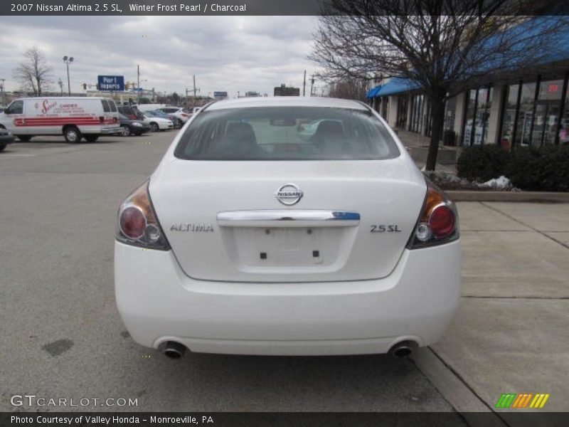 Winter Frost Pearl / Charcoal 2007 Nissan Altima 2.5 SL