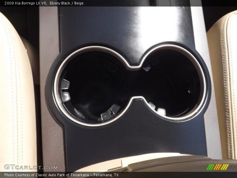Ebony Black / Beige 2009 Kia Borrego LX V6