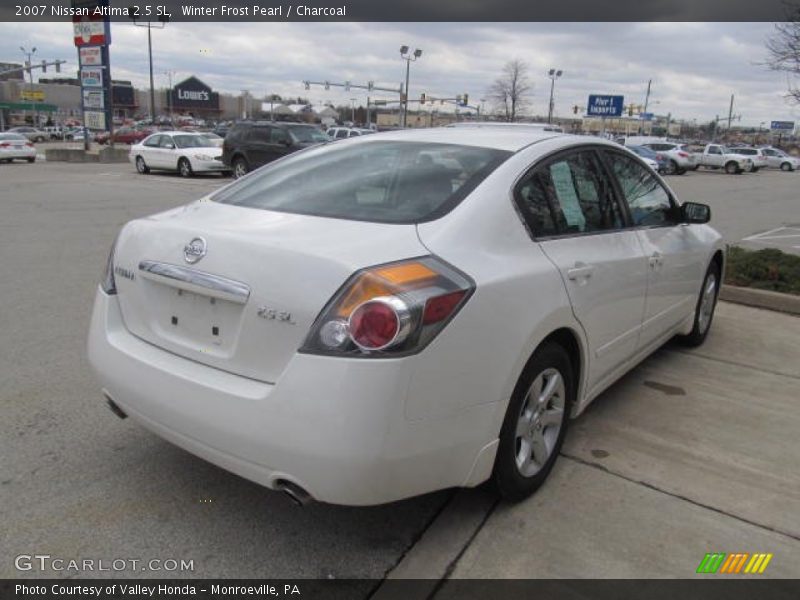 Winter Frost Pearl / Charcoal 2007 Nissan Altima 2.5 SL