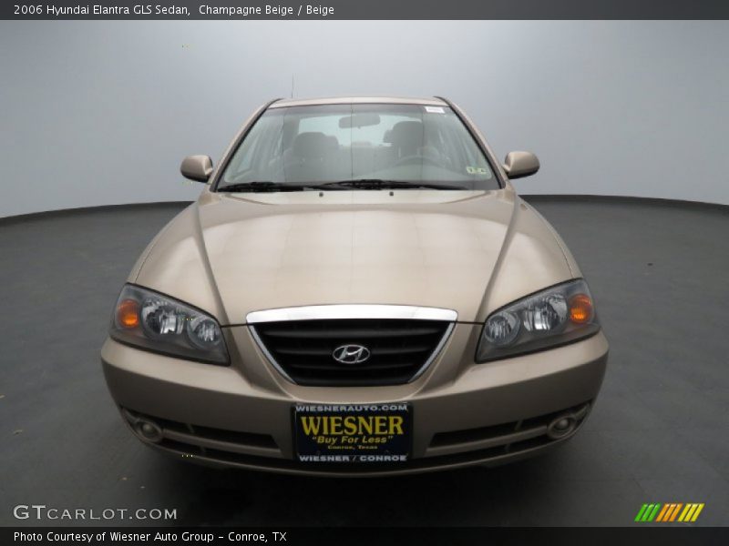 Champagne Beige / Beige 2006 Hyundai Elantra GLS Sedan