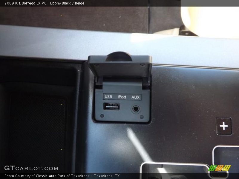 Ebony Black / Beige 2009 Kia Borrego LX V6