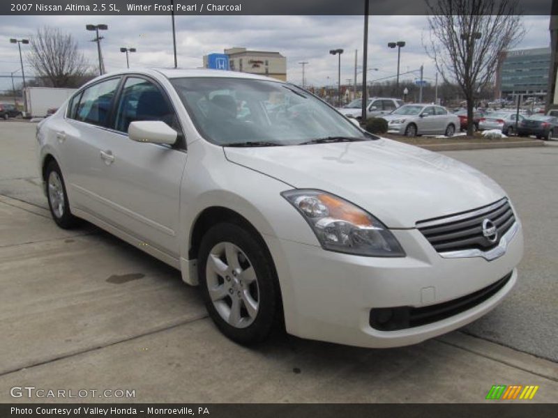 Winter Frost Pearl / Charcoal 2007 Nissan Altima 2.5 SL