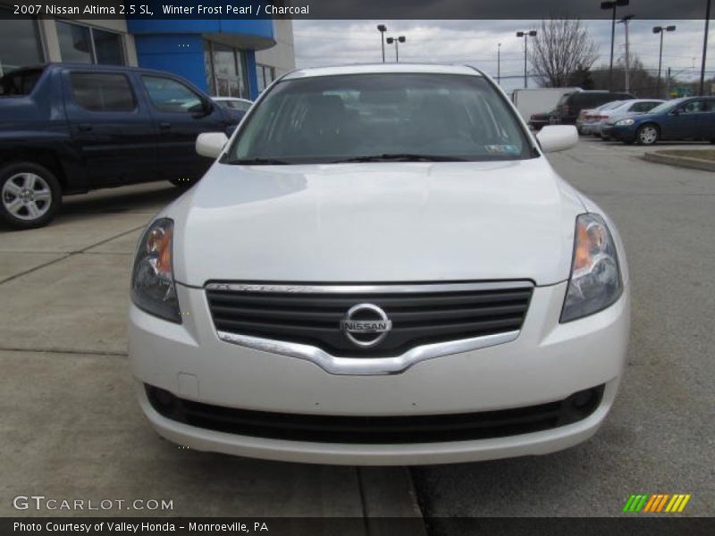 Winter Frost Pearl / Charcoal 2007 Nissan Altima 2.5 SL