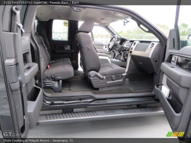  2010 F150 FX2 SuperCab Black Interior