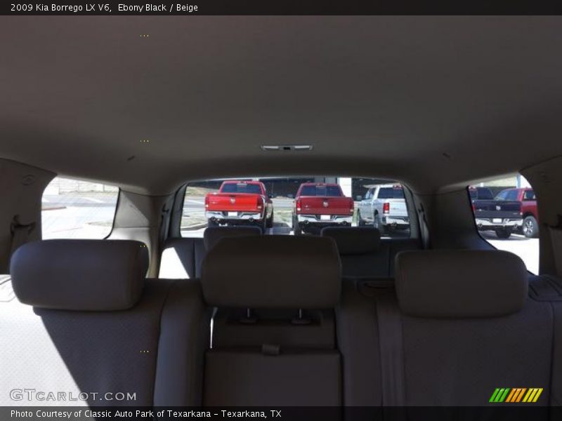 Ebony Black / Beige 2009 Kia Borrego LX V6