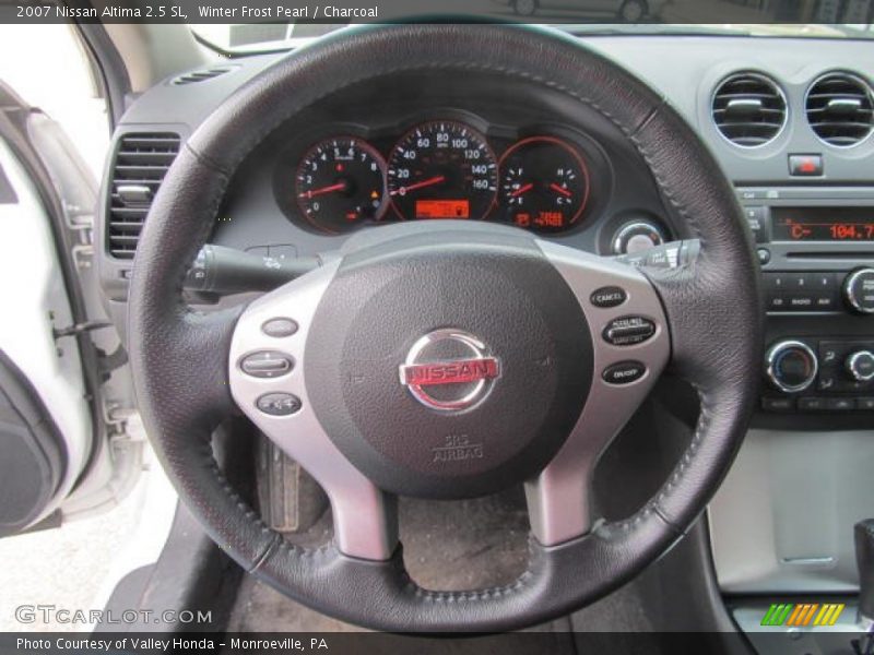 Winter Frost Pearl / Charcoal 2007 Nissan Altima 2.5 SL