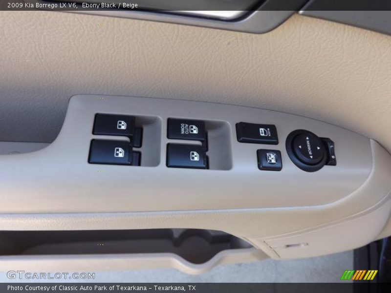 Ebony Black / Beige 2009 Kia Borrego LX V6