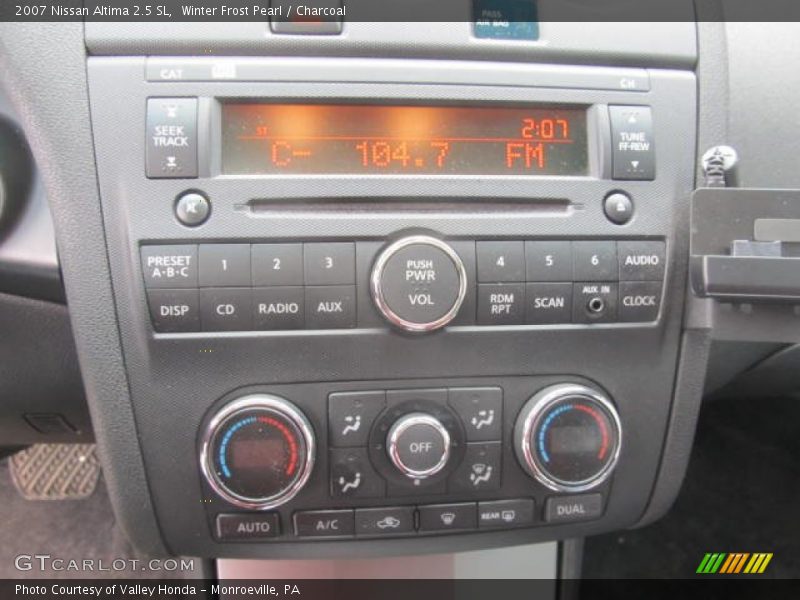 Winter Frost Pearl / Charcoal 2007 Nissan Altima 2.5 SL