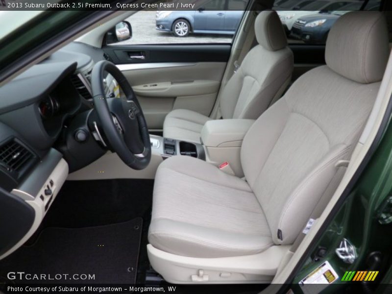 Cypress Green Pearl / Ivory 2013 Subaru Outback 2.5i Premium