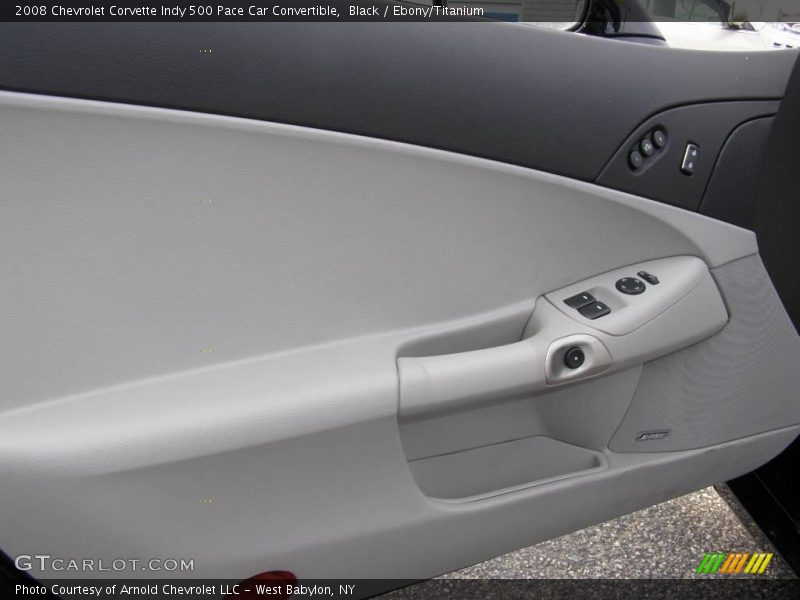 Black / Ebony/Titanium 2008 Chevrolet Corvette Indy 500 Pace Car Convertible