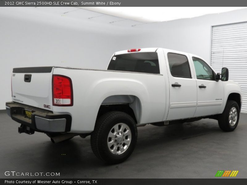 Summit White / Ebony 2012 GMC Sierra 2500HD SLE Crew Cab