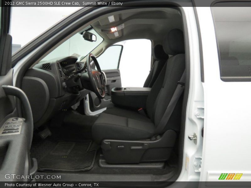 Summit White / Ebony 2012 GMC Sierra 2500HD SLE Crew Cab