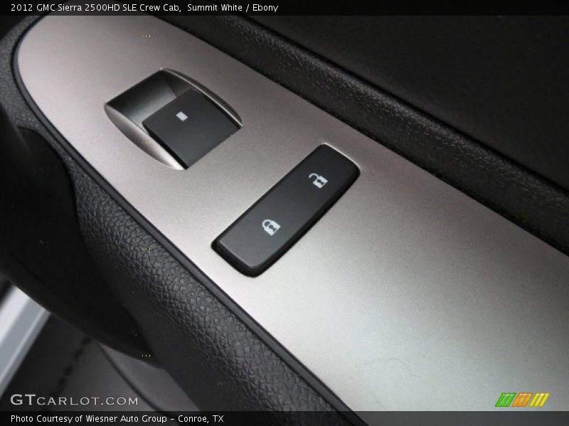 Summit White / Ebony 2012 GMC Sierra 2500HD SLE Crew Cab