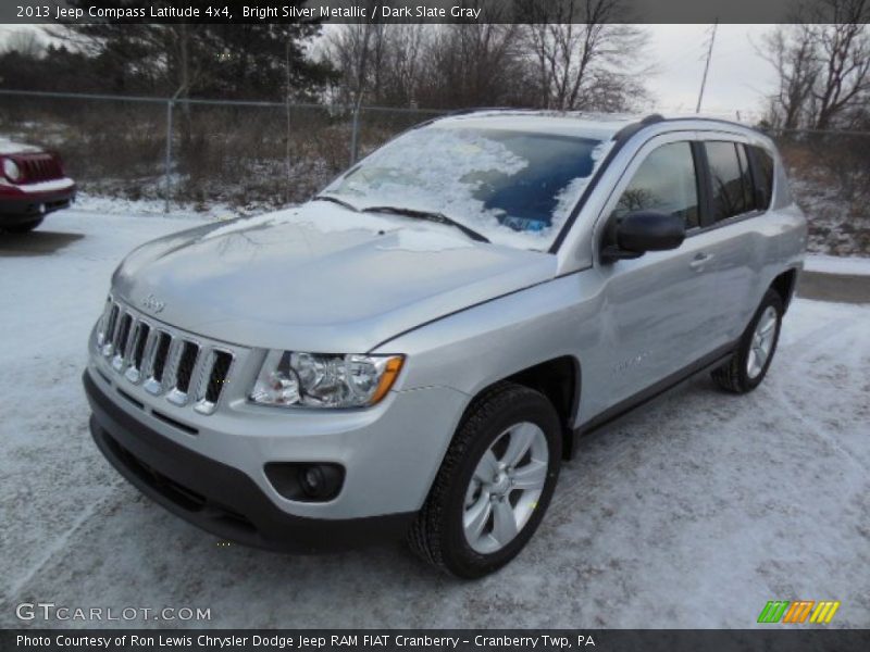 Bright Silver Metallic / Dark Slate Gray 2013 Jeep Compass Latitude 4x4