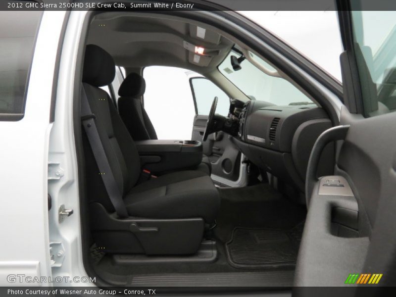 Summit White / Ebony 2012 GMC Sierra 2500HD SLE Crew Cab