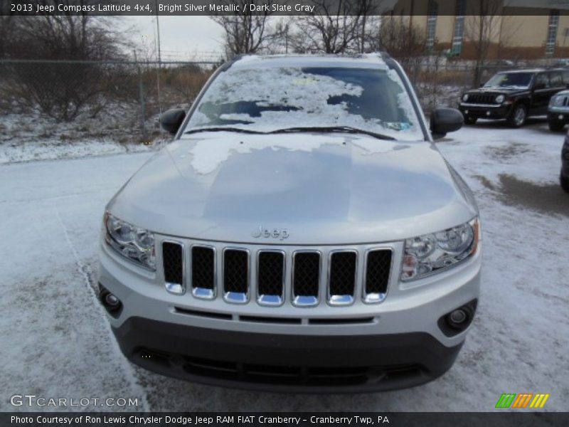 Bright Silver Metallic / Dark Slate Gray 2013 Jeep Compass Latitude 4x4