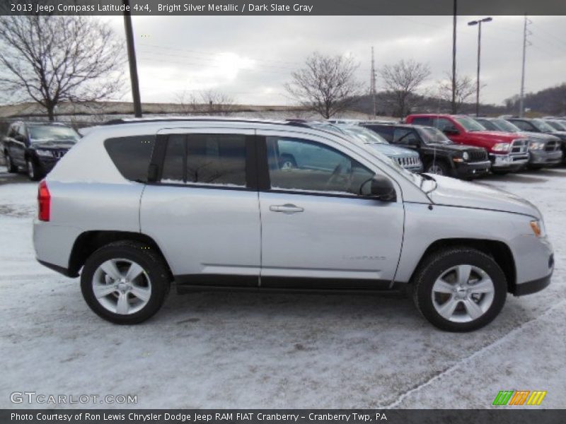 Bright Silver Metallic / Dark Slate Gray 2013 Jeep Compass Latitude 4x4