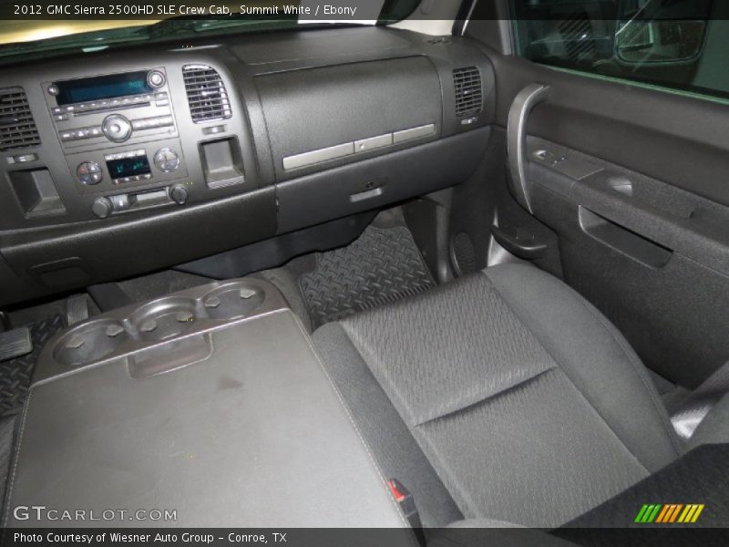 Summit White / Ebony 2012 GMC Sierra 2500HD SLE Crew Cab