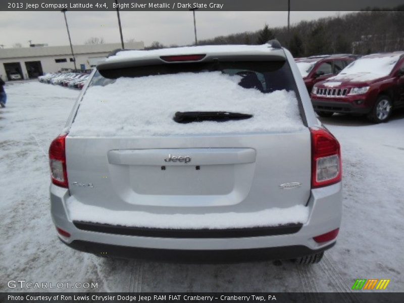Bright Silver Metallic / Dark Slate Gray 2013 Jeep Compass Latitude 4x4