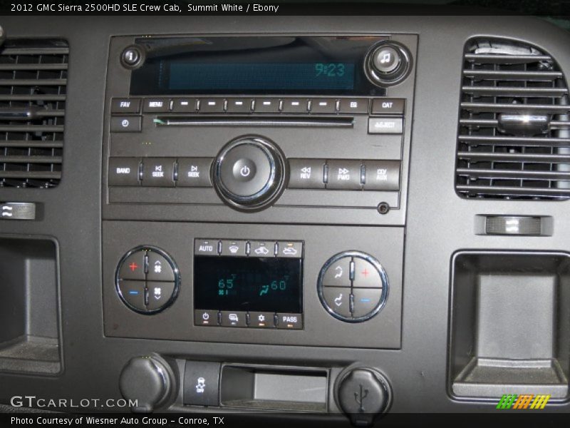 Summit White / Ebony 2012 GMC Sierra 2500HD SLE Crew Cab