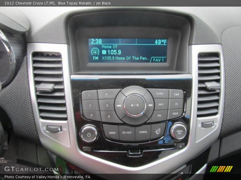 Controls of 2012 Cruze LT/RS