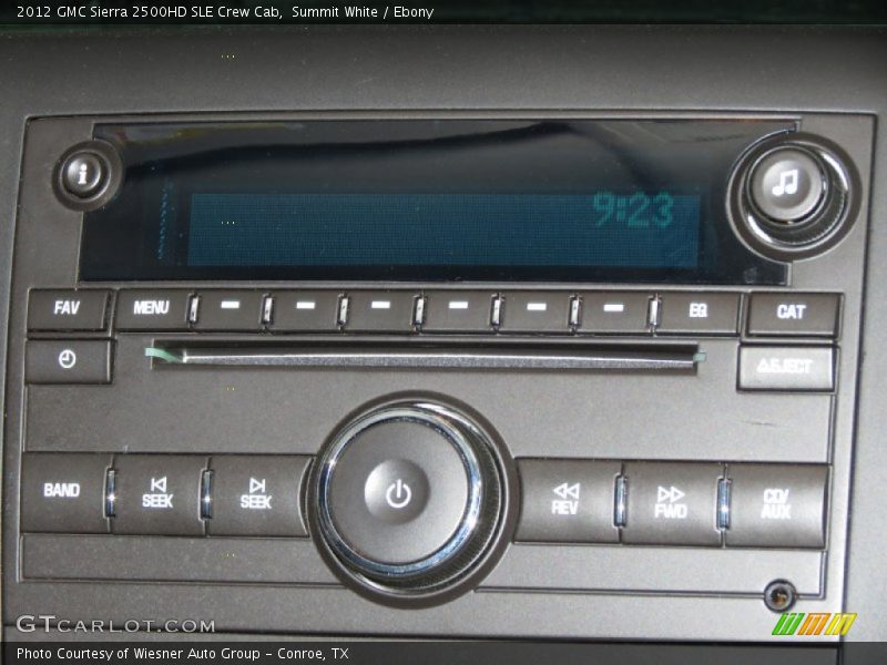 Audio System of 2012 Sierra 2500HD SLE Crew Cab