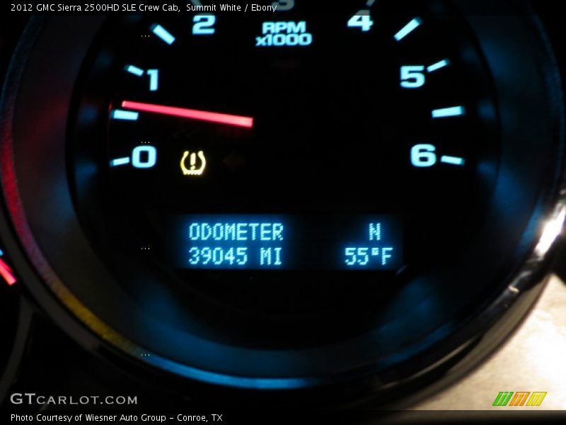 Summit White / Ebony 2012 GMC Sierra 2500HD SLE Crew Cab