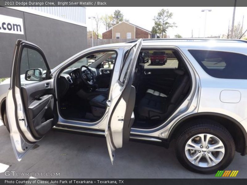 Bright Silver Metallic / Black 2013 Dodge Durango Crew