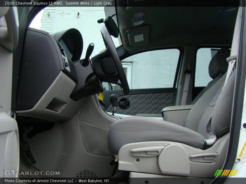 Summit White / Light Gray 2008 Chevrolet Equinox LS AWD