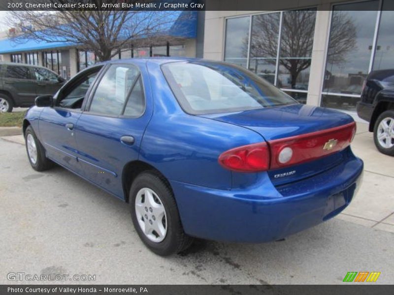 Arrival Blue Metallic / Graphite Gray 2005 Chevrolet Cavalier Sedan