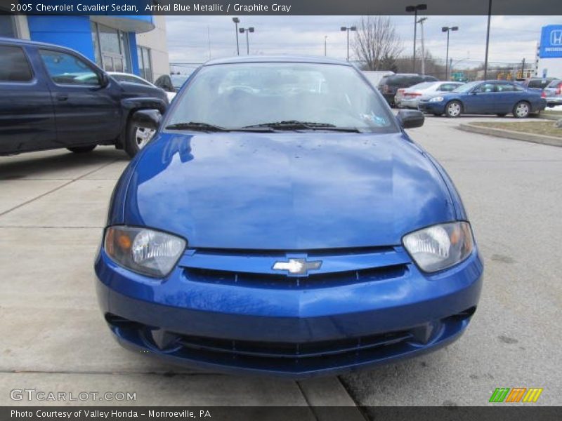 Arrival Blue Metallic / Graphite Gray 2005 Chevrolet Cavalier Sedan