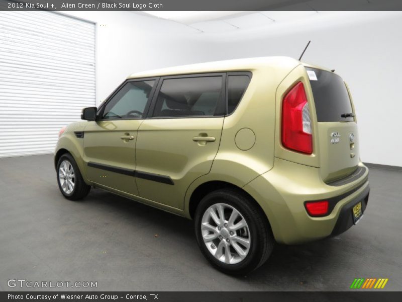 Alien Green / Black Soul Logo Cloth 2012 Kia Soul +